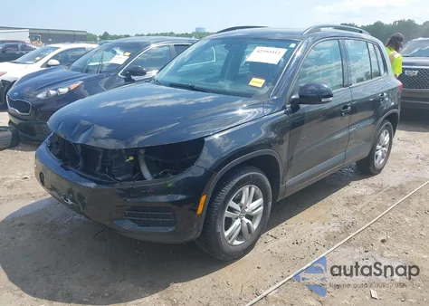 2016 Volkswagen Tiguan S from USA, damaged, VIN WVGAV7AX9GW525250
